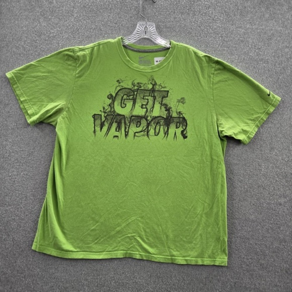 Nike Men Shirt 2XL Green Get Vapor Graphic Short Sleeve Crew neck